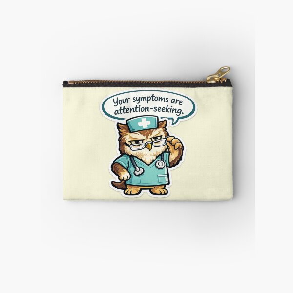 Item preview, Nurse Owl Sarcastic Medical Healthcare Worker Gift designed and sold by Gentlestate.