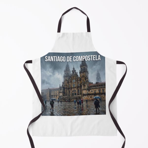 Item preview, Santiago de Compostela Spain Poster - Historic Cathedral Wall Art designed and sold by ryanguas.
