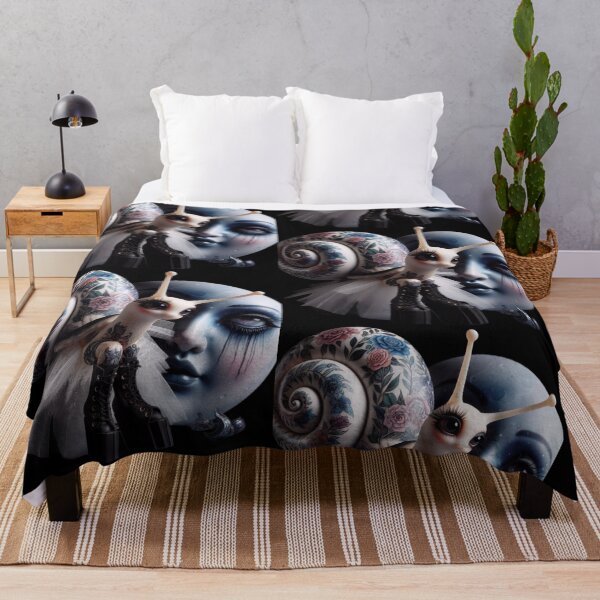 Item preview, Ethereal Floral Snail Goth Fantasy designed and sold by LujziWorld.
