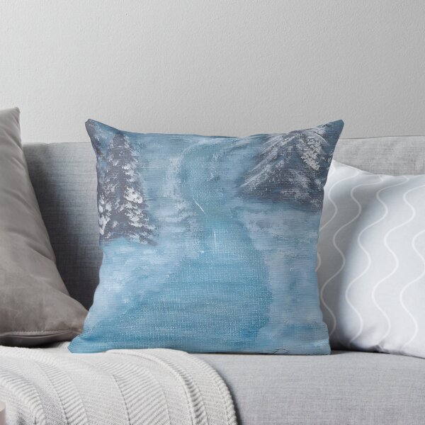 Item preview, Hand-painted Winter Landscape Original Acrylic Painting designed and sold by Sitred123.