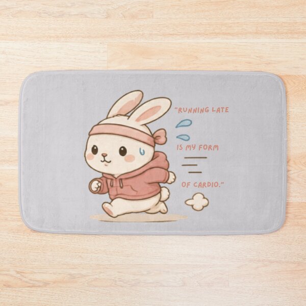 Item preview, Running Late is My Form of Cardio Bunny designed and sold by MellowMunchkins.