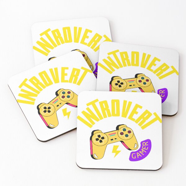 Item preview, Introvert Gamer Funny Gaming Shirt designed and sold by Chromaluxe.
