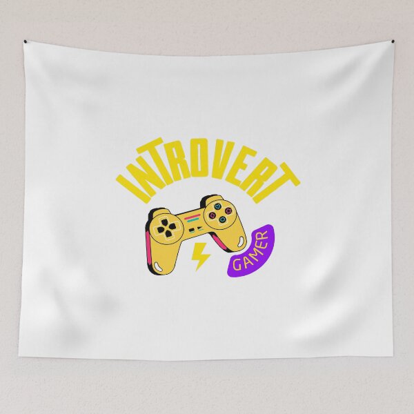 Item preview, Introvert Gamer Funny Gaming Shirt designed and sold by Chromaluxe.