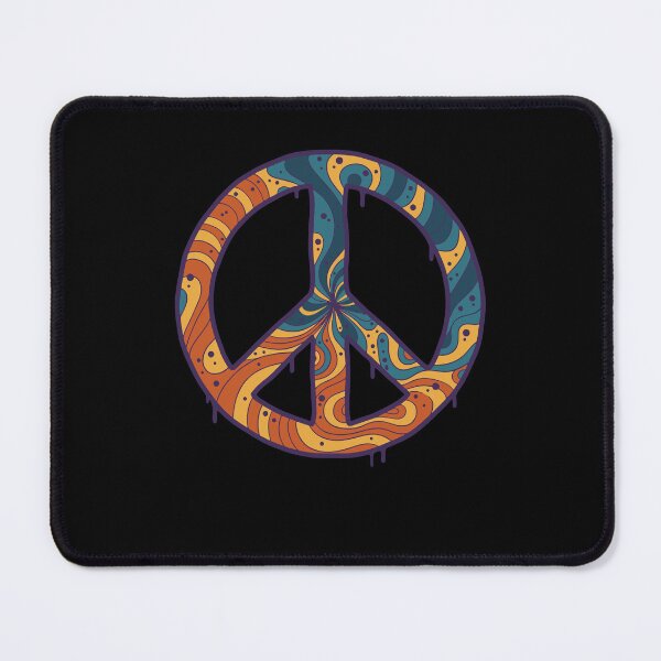 Item preview, trippy festival hippie peace sign rave designed and sold by LuminOrb.