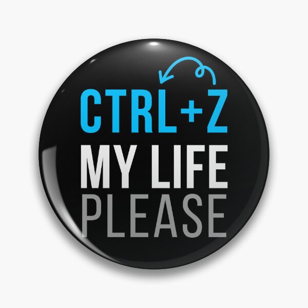 Item preview, Ctrl Z My Life Please Funny Programmer Sticker Sarcastic Developer Gift designed and sold by TongTang.