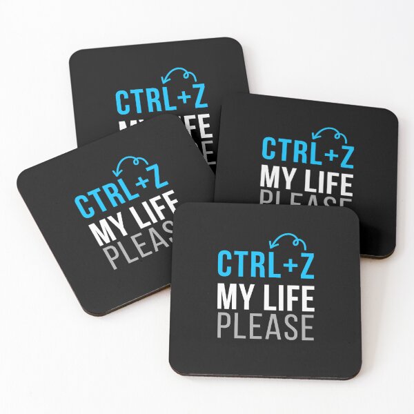Item preview, Ctrl Z My Life Please Funny Programmer Sticker Sarcastic Developer Gift designed and sold by TongTang.