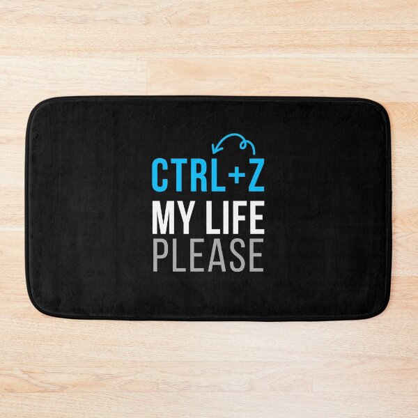 Item preview, Ctrl Z My Life Please Funny Programmer Sticker Sarcastic Developer Gift designed and sold by TongTang.