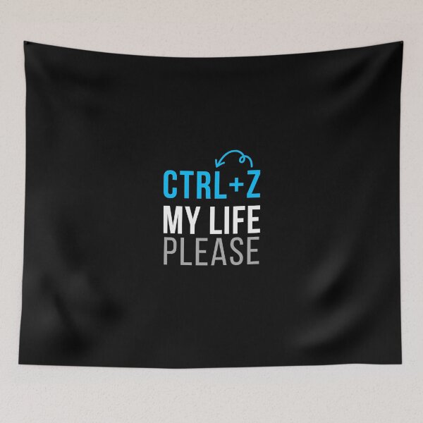 Item preview, Ctrl Z My Life Please Funny Programmer Sticker Sarcastic Developer Gift designed and sold by TongTang.