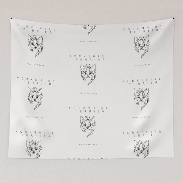 Item preview, Minimalist Heritage Yorkshire Terrier Dog designed and sold by tineldesign.