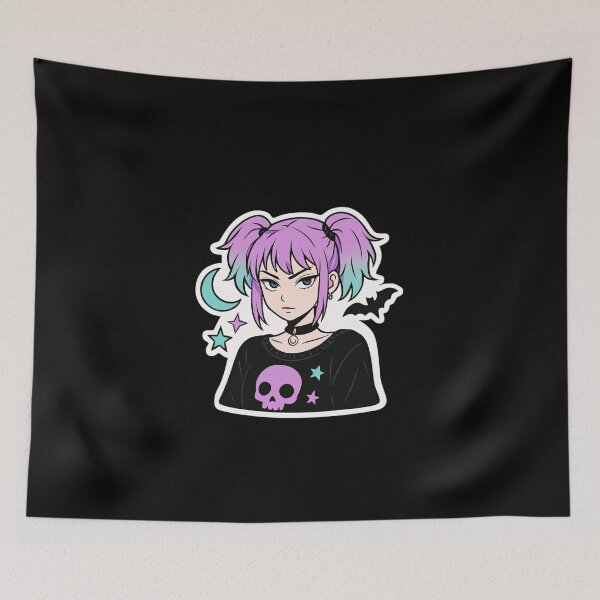Item preview, manga kawaii pastel goth girl designed and sold by ELdante.