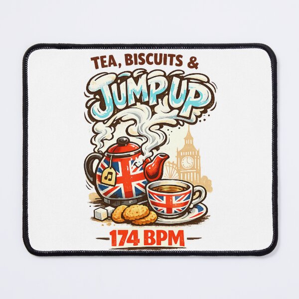 Item preview, Tea Biscuits 174 BPM Jump Up designed and sold by  ZenRave Designs.
