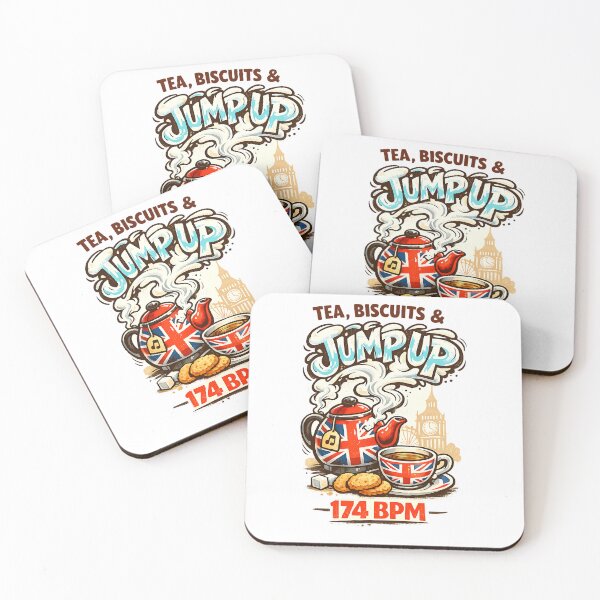 Item preview, Tea Biscuits 174 BPM Jump Up designed and sold by  ZenRave Designs.