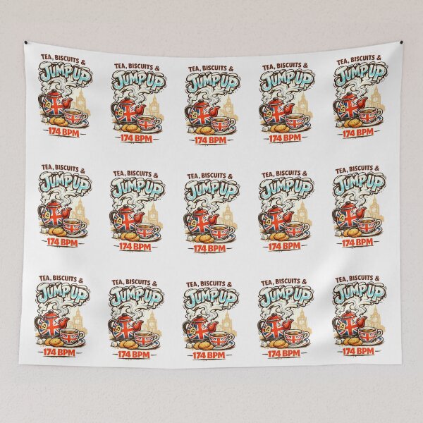 Item preview, Tea Biscuits 174 BPM Jump Up designed and sold by  ZenRave Designs.