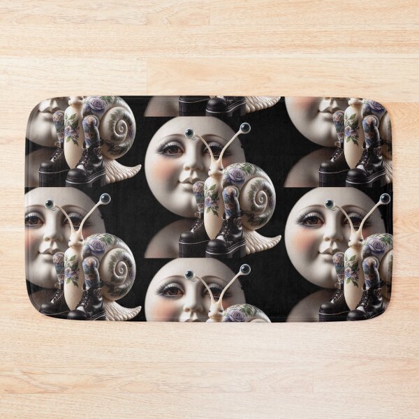 Item preview, Celestial Snail with Floral Tattoos designed and sold by LujziWorld.