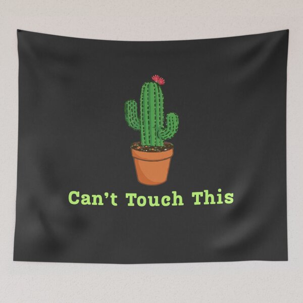 Item preview, Cant Touch This Funny Cacytus Illustration designed and sold by ShaderShirts.