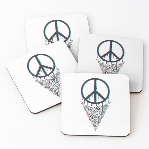 Item preview, trippy festival hippie mushroom peace sign rave designed and sold by LuminOrb.