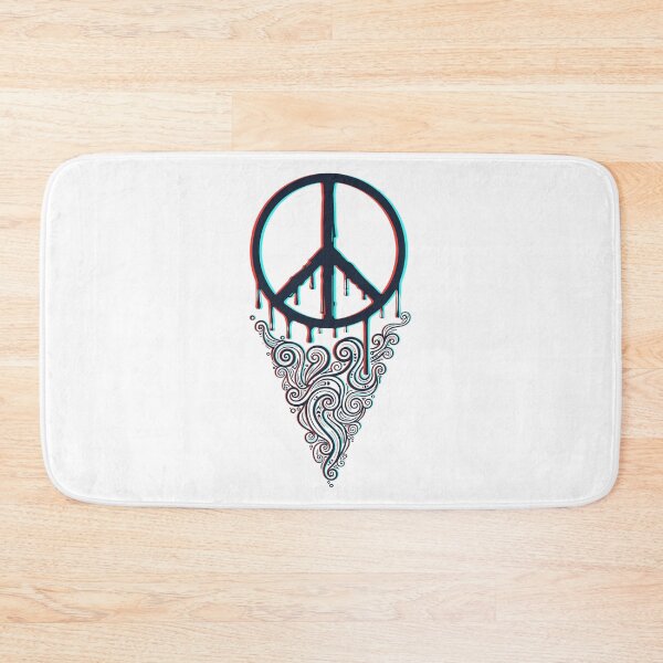 Item preview, trippy festival hippie mushroom peace sign rave designed and sold by LuminOrb.