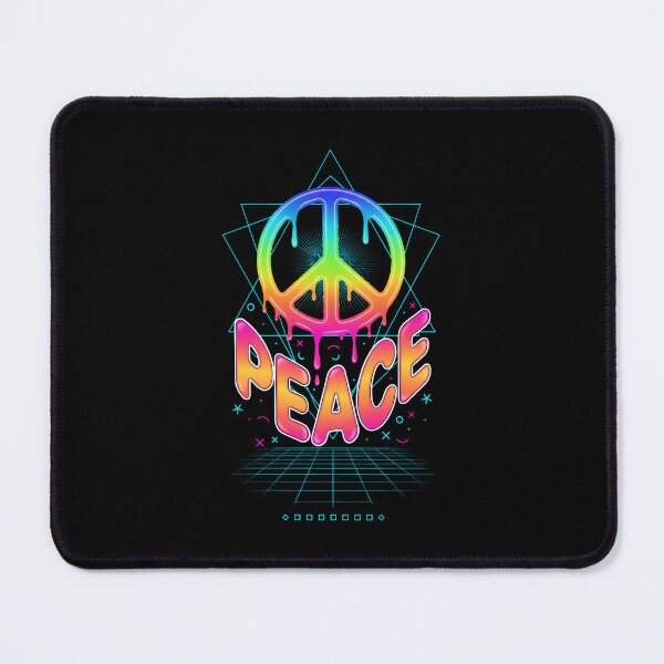 Item preview, trippy festival Peace Hippie Rave designed and sold by LuminOrb.