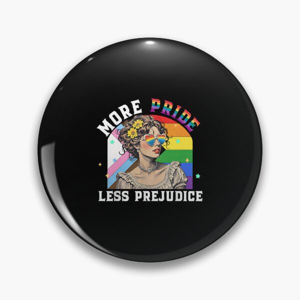 Item preview, More Pride Less Prejudice Rainbow Vintage Pride Aesthetic designed and sold by cass-vale-lab.
