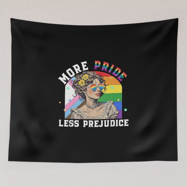 Item preview, More Pride Less Prejudice Rainbow Vintage Pride Aesthetic designed and sold by cass-vale-lab.