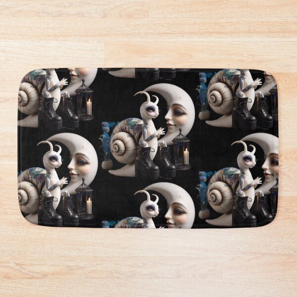 Item preview, Goth Snail with Moon and Candle designed and sold by LujziWorld.