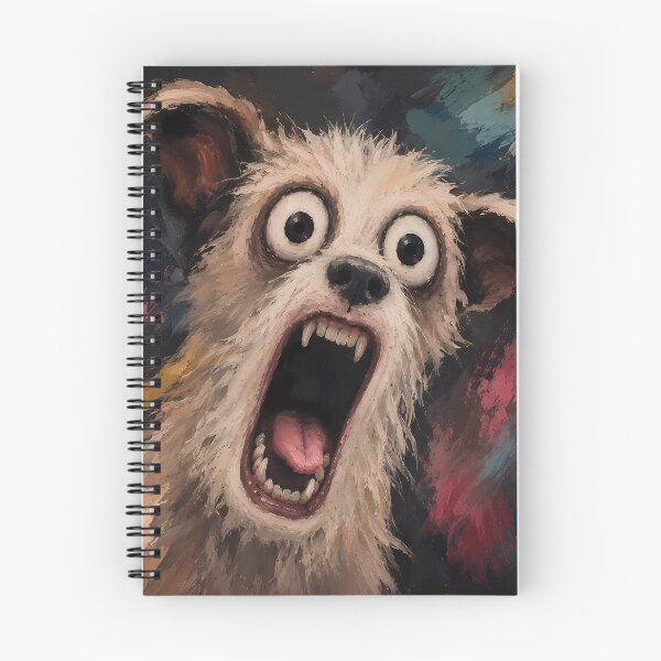 Item preview, Crazy Screaming Dog Horror Art designed and sold by VitSArt.