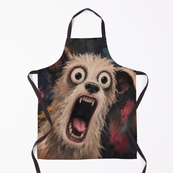 Item preview, Crazy Screaming Dog Horror Art designed and sold by VitSArt.
