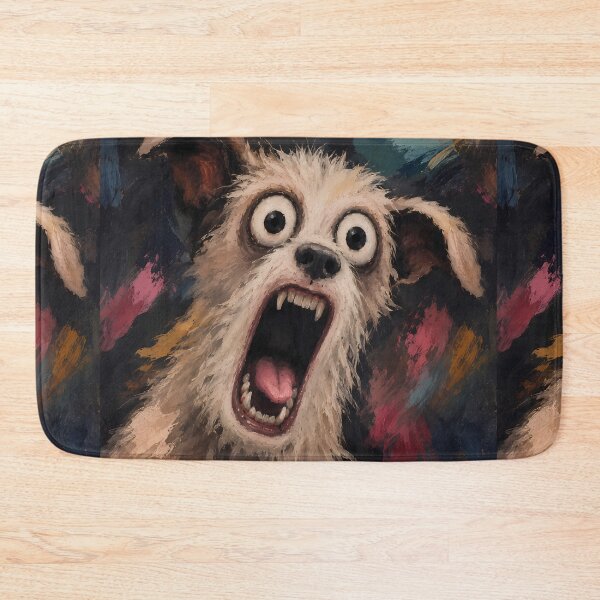 Item preview, Crazy Screaming Dog Horror Art designed and sold by VitSArt.