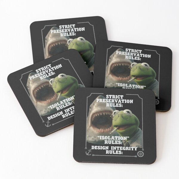 Item preview, Cool Frog Smoking Scary Shark Attack Design designed and sold by folk-4-arts.