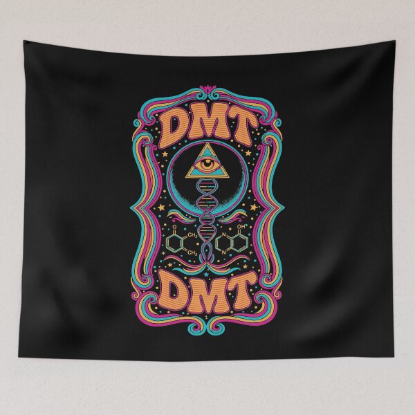 Item preview, trippy festival hippie mushroom tie dye rave designed and sold by LuminOrb.