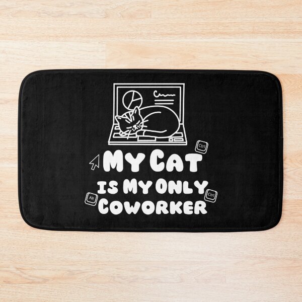 Item preview, My Cat Is My Only Coworker – Data Analyst and Spreadsheet Life Humor. designed and sold by spreadsheetcafe.