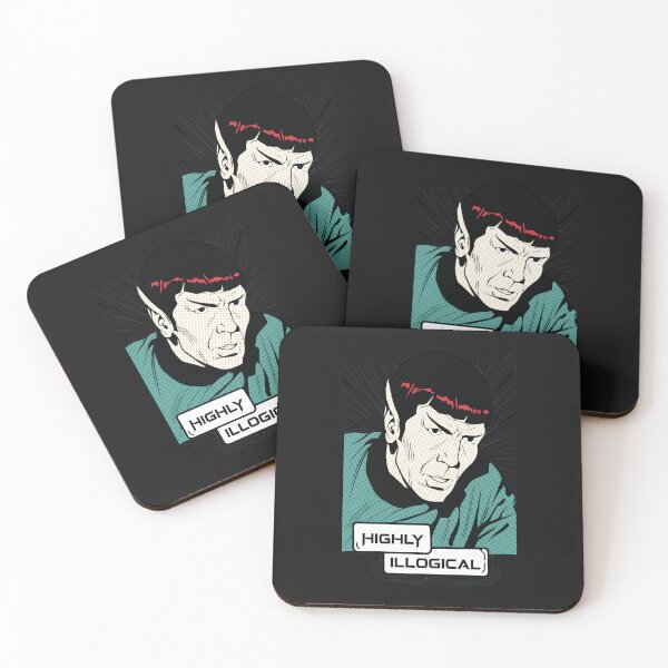 Item preview, Highly Illogical Comic Style Portrait  designed and sold by folk-4-arts.