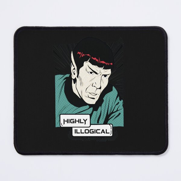 Item preview, Highly Illogical Comic Style Portrait designed and sold by folk-4-arts.