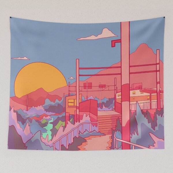Item preview, Countryside station designed and sold by Swadeillustrations.