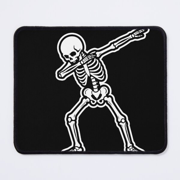 Item preview, Dancing Skeleton Dab Sticker | Funny Halloween Meme Art designed and sold by Olivra.