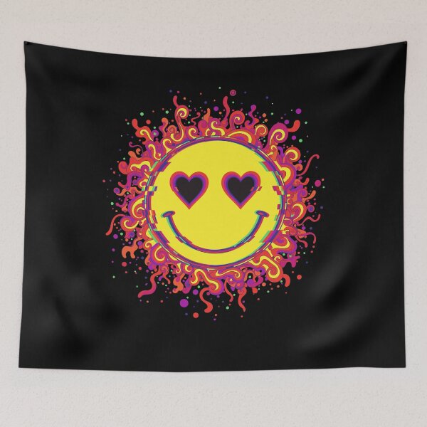 Item preview, trippy festival hippie mushroom tie dye rave designed and sold by LuminOrb.