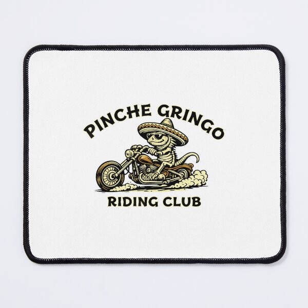 Item preview, Pinche Gringo Riding Club Motorcycle Lizard designed and sold by cass-vale-lab.