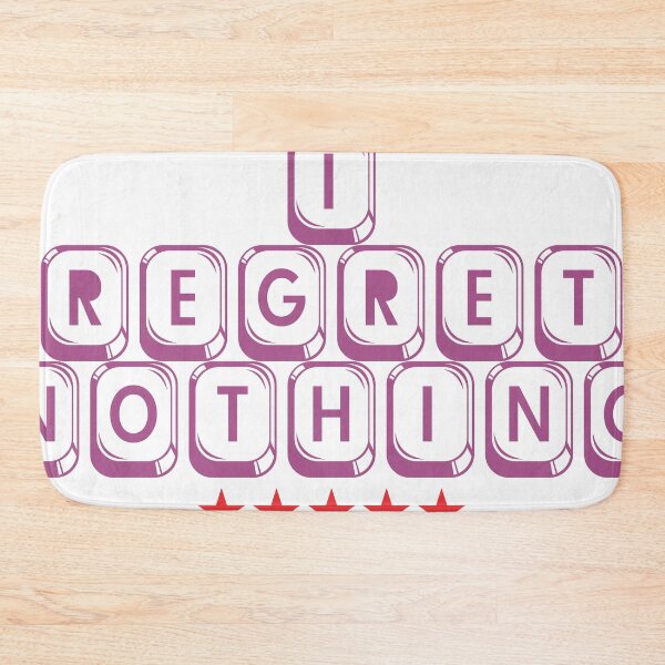 Item preview, I REGRET NOTHING designed and sold by Artist300DPI.