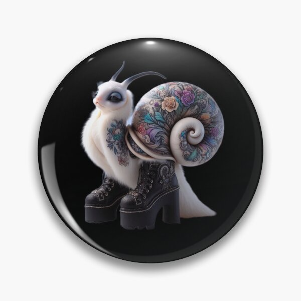 Item preview, Floral Shell Snail in Platform Boots designed and sold by LujziWorld.