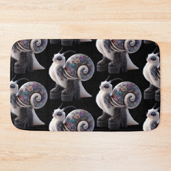 Item preview, Floral Shell Snail in Platform Boots designed and sold by LujziWorld.