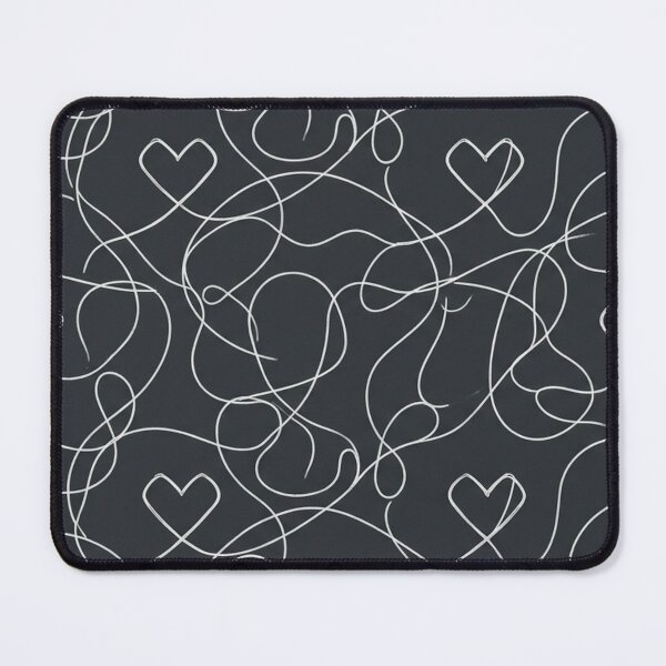 Item preview, The Thread of Trust | Minimalist Hand-Drawn Heart Pattern designed and sold by InnerwayStudio.