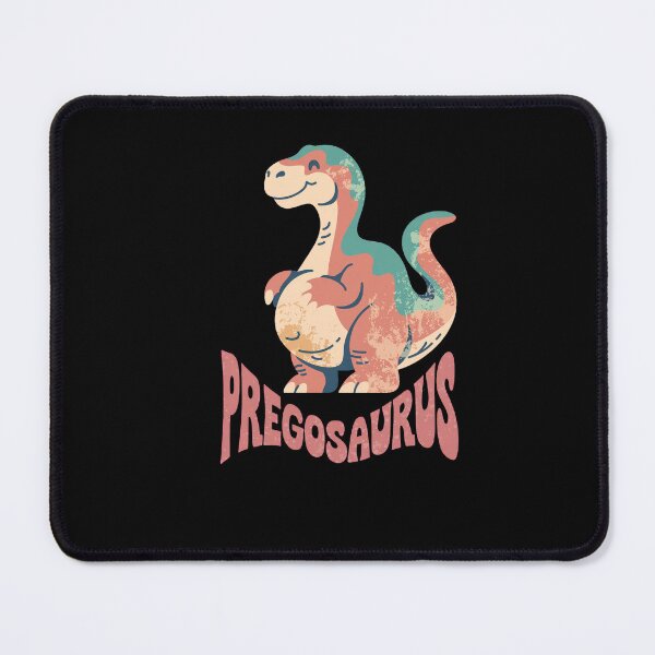 Item preview, Pregosaurus - Retro Dinosaur Pregnancy Announcement designed and sold by DONT ASK CLUB.