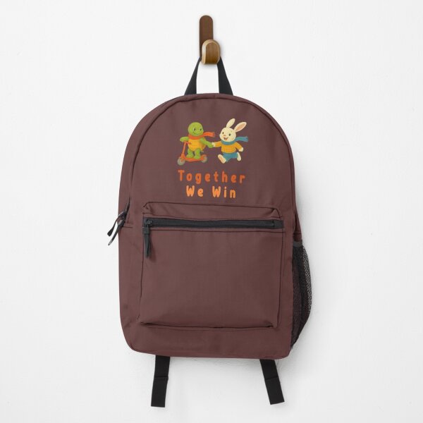 Item preview, Together We Win Turtle and Bunny Kids T-Shirt Design designed and sold by 555Design.