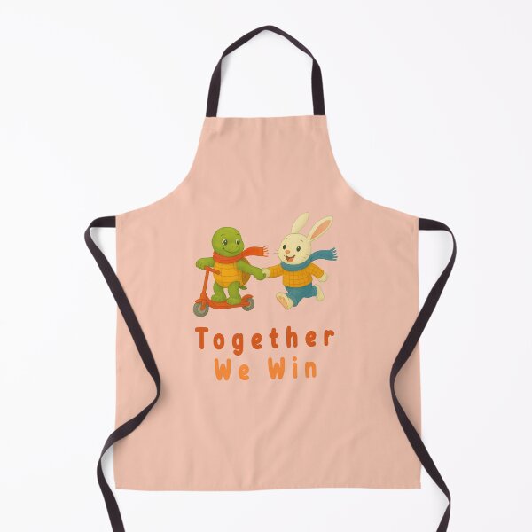 Item preview, Together We Win Turtle and Bunny Kids T-Shirt Design designed and sold by 555Design.