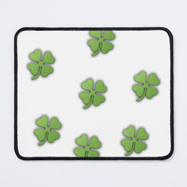 Item preview, Lucky Four Leaf Clover Pattern on Black designed and sold by Faali950.