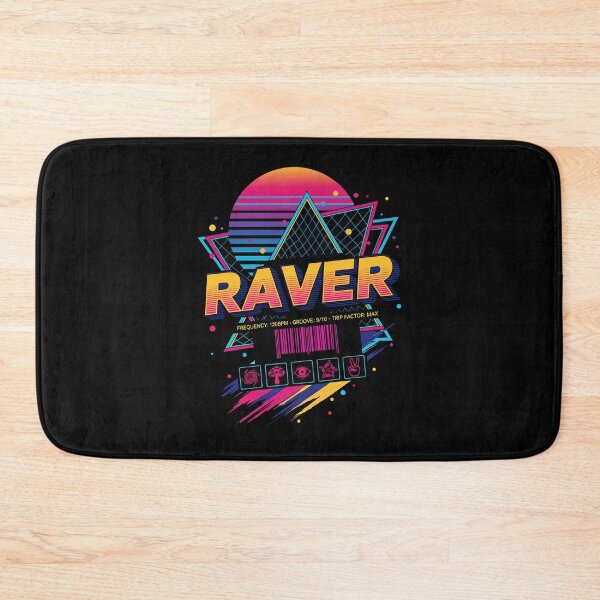 Item preview, Raver Hippie Music Trippy Mushroom Tie Dye Rave designed and sold by LuminOrb.