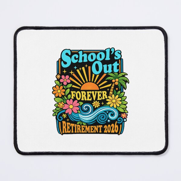 Item preview, School's Out Forever Funny Retired Teacher Retirement 2026 designed and sold by cass-vale-lab.
