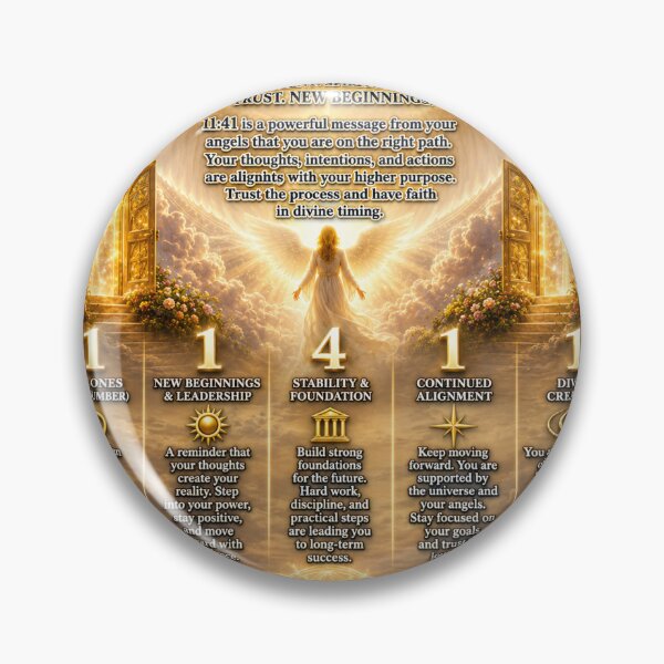 Item preview, angel number meaning of 1141 designed and sold by Quirkypixcelart.