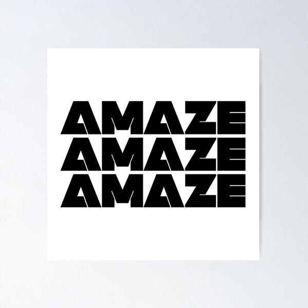 Item preview,  AMAZE Futuristic Sci-Fi Typography Gift for Science Fiction Lovers designed and sold by tarzbol.