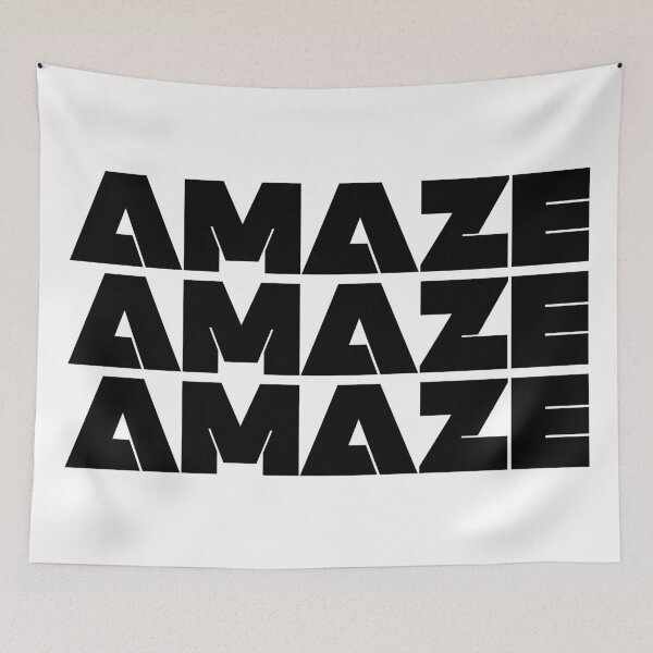 Item preview,  AMAZE Futuristic Sci-Fi Typography Gift for Science Fiction Lovers designed and sold by tarzbol.